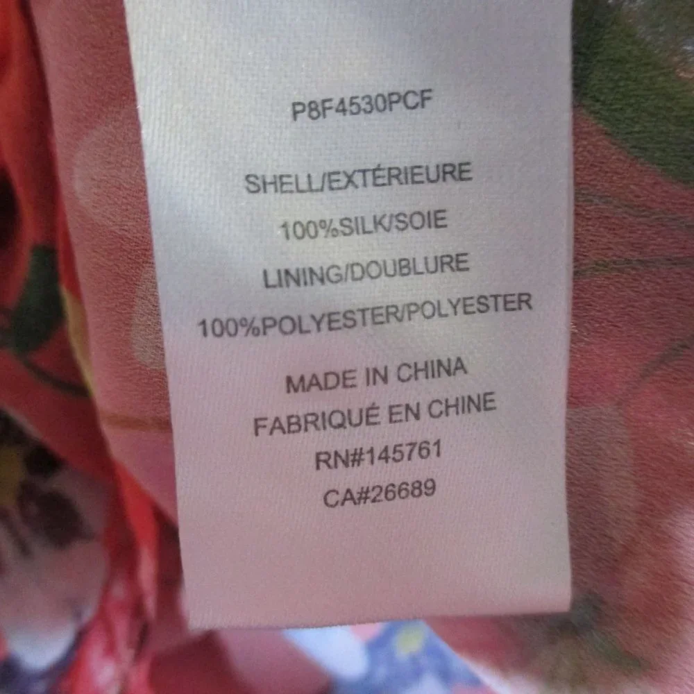 Parker Serenity Silk Tiered Ruffle Mini Dress Size M $370 - Picture 10 of 10